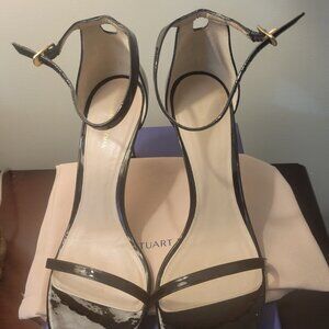 Stuart Weitzman Black Patent Nudist - Size 42 (size US 11)
